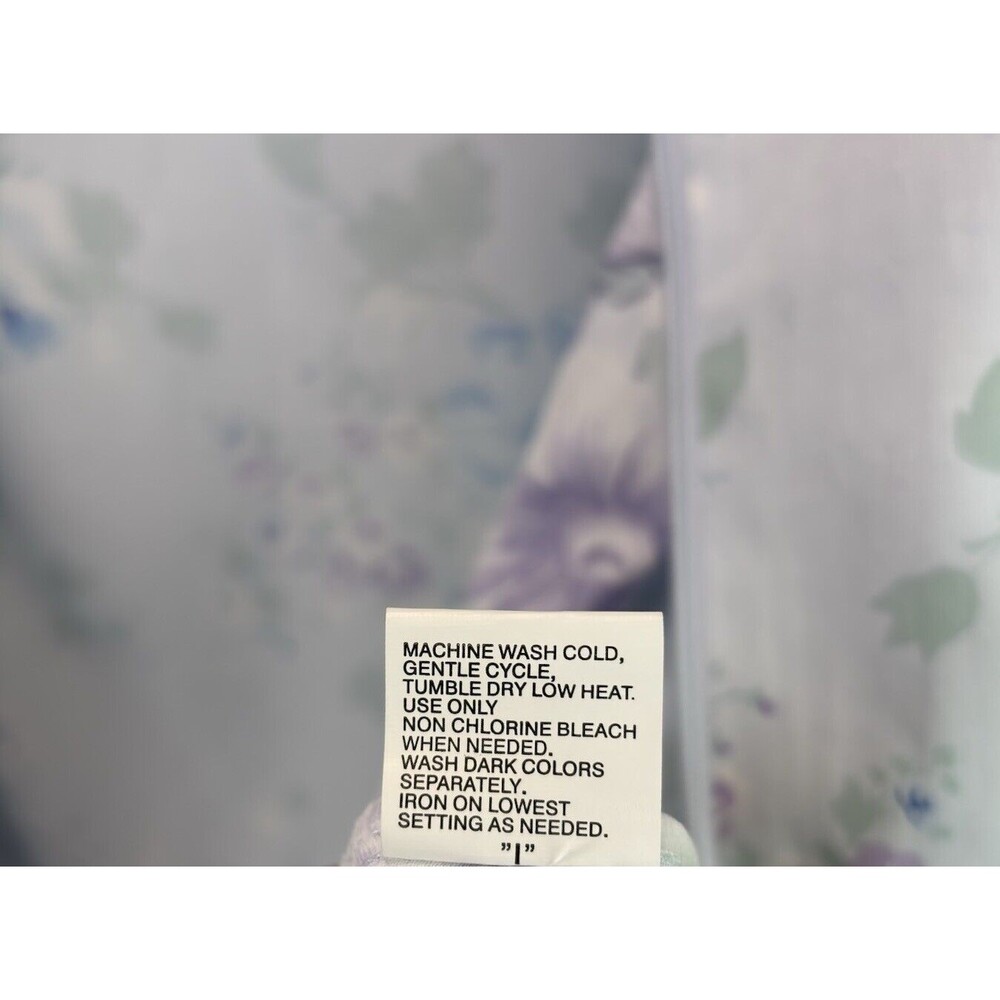NWT Miss Elaine Zip Front Floral Nightgown Robe Pockets Size Medium - Picture 8 of 11